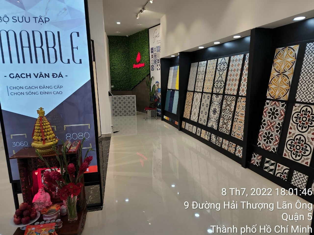 SHOWROOM GẠCH ĐỒNG TÂM TẠI THÀNH PHỐ TÂN AN TỈNH LONG AN