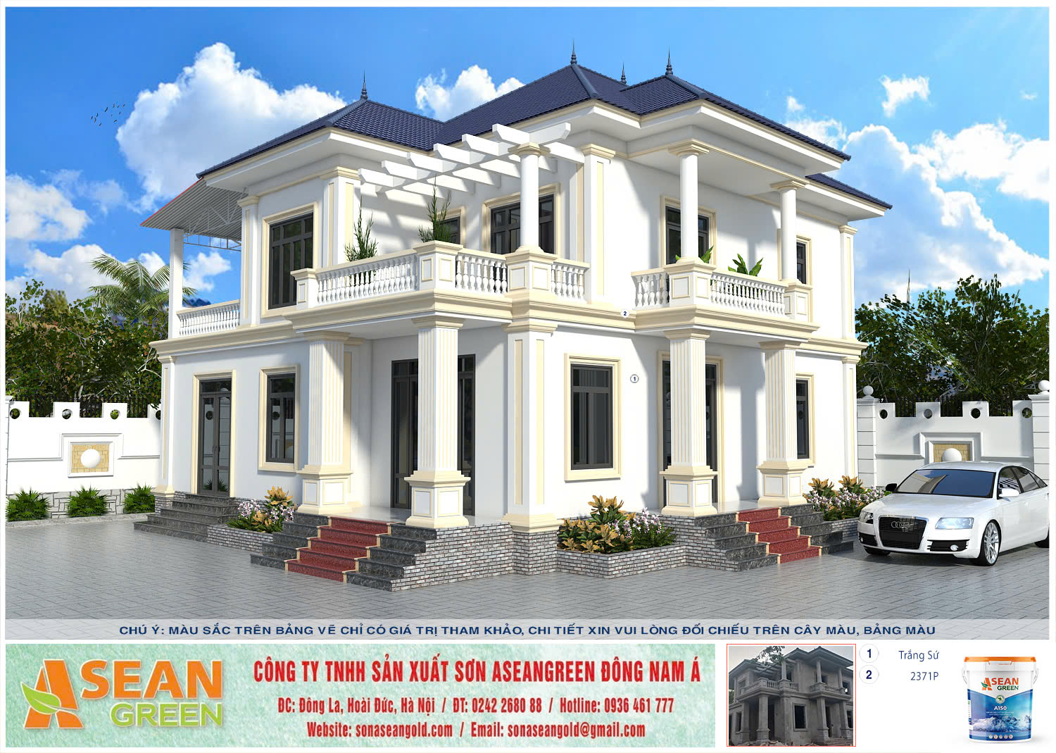 Đại Lý Cấp 1 Sơn Sắt ASEAN Màu Theo Yêu Cầu Tại TP. HCM – Hà Giang Phát