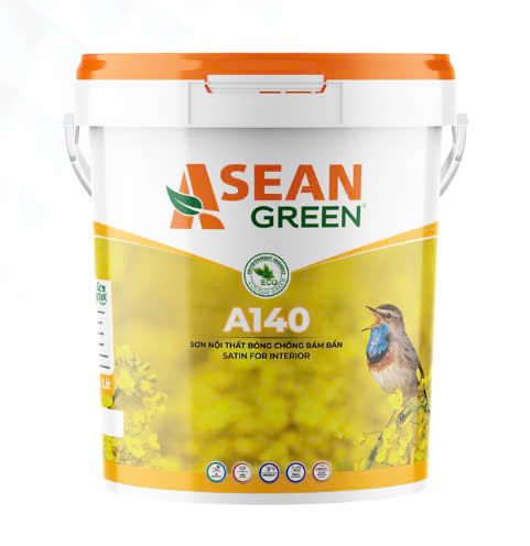 Sơn ASEAN Green A140 – Sơn Siêu Bóng Nội Thất Đẹp Hoàn Hảo