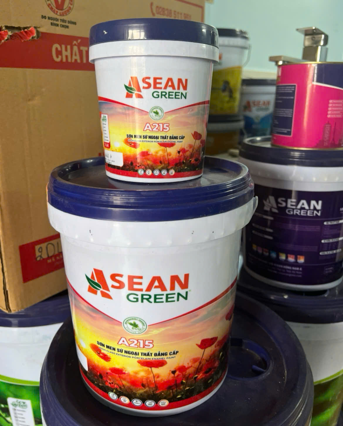 ASEAN GREEN A110 – Siêu phẩm sơn nội thất men sứ cao cấp