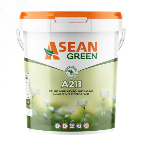SƠN LÓT KHÁNG KIỀM NỘI THẤT CAO CẤP ASEAN GREEN A211 – GIẢI PHÁP BẢO VỆ TƯỜNG HOÀN HẢO