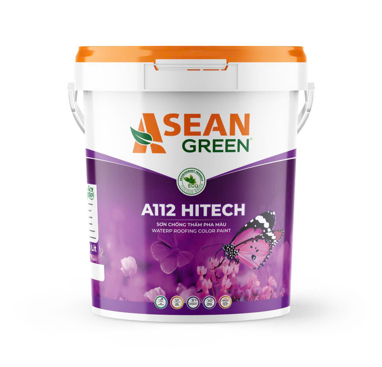 Đại Lý Cấp 1 Sơn Chống Thấm Màu ASEAN GREEN A112 HITECH Tại Hồ Chí Minh