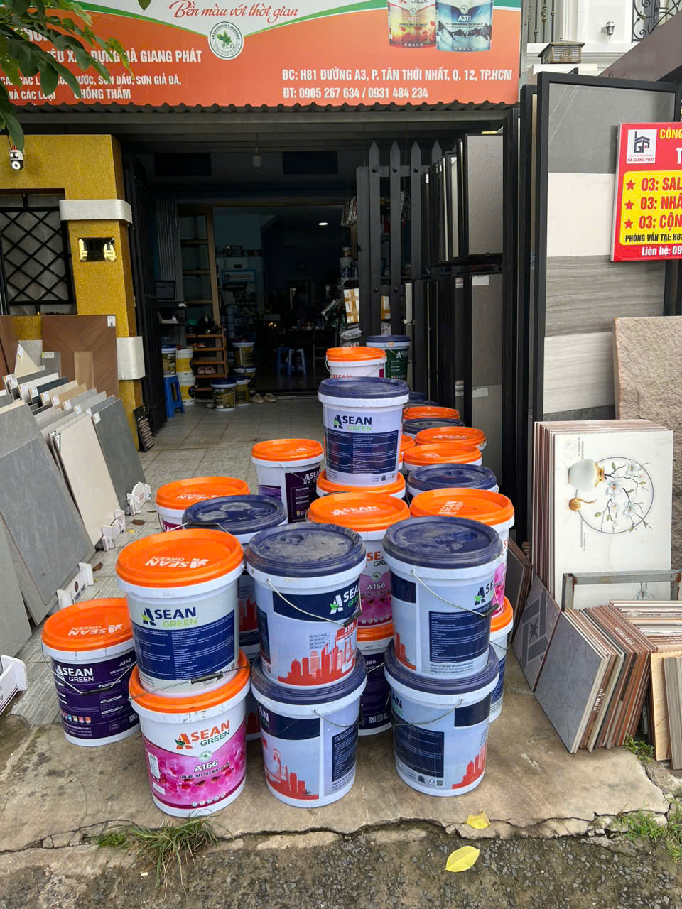 ĐẠI LÝ CẤP 1 SƠN ASEAN GREEN TẠI THÀNH PHỐ HỒ CHÍ MINH