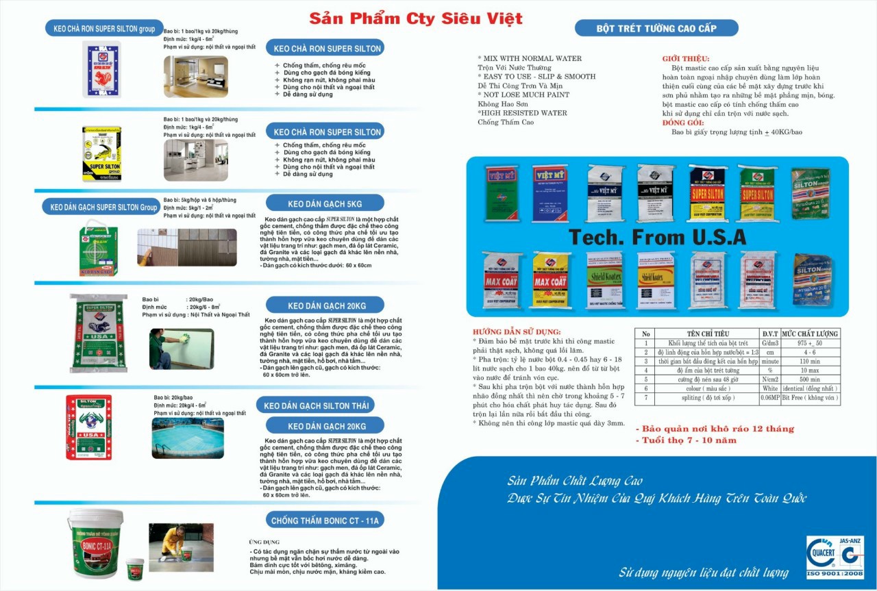 KEO DÁN GẠCH SUPER SILTON