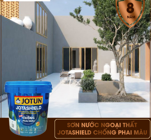 Sơn Jotun ngoại thất Jotashield Chống Phai Màu 15 lít