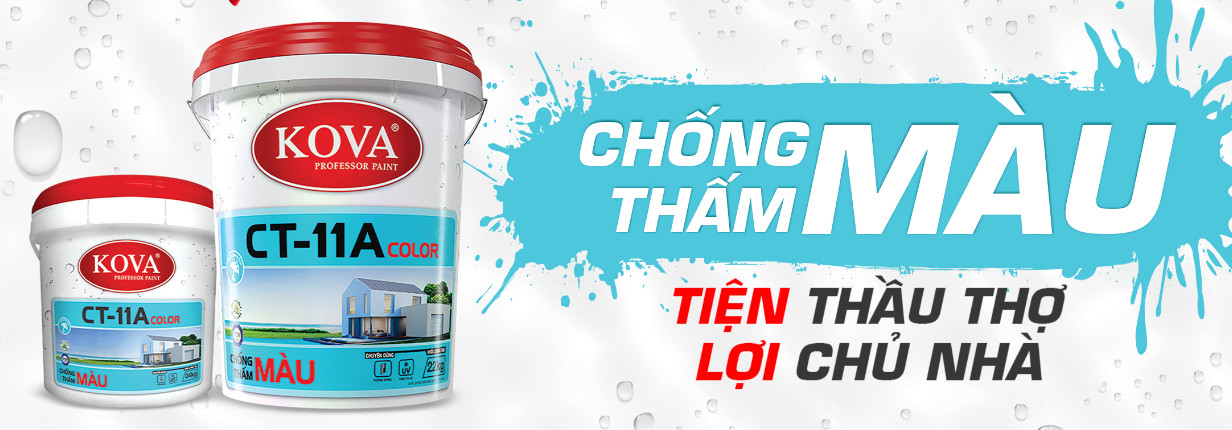 Sơn chống thấm màu KOVA CT-11A Color