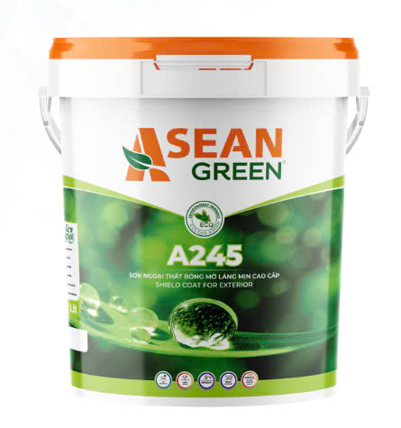 Sơn bóng mờ láng mịn ngoại thất cao cấp ASEAN - A245