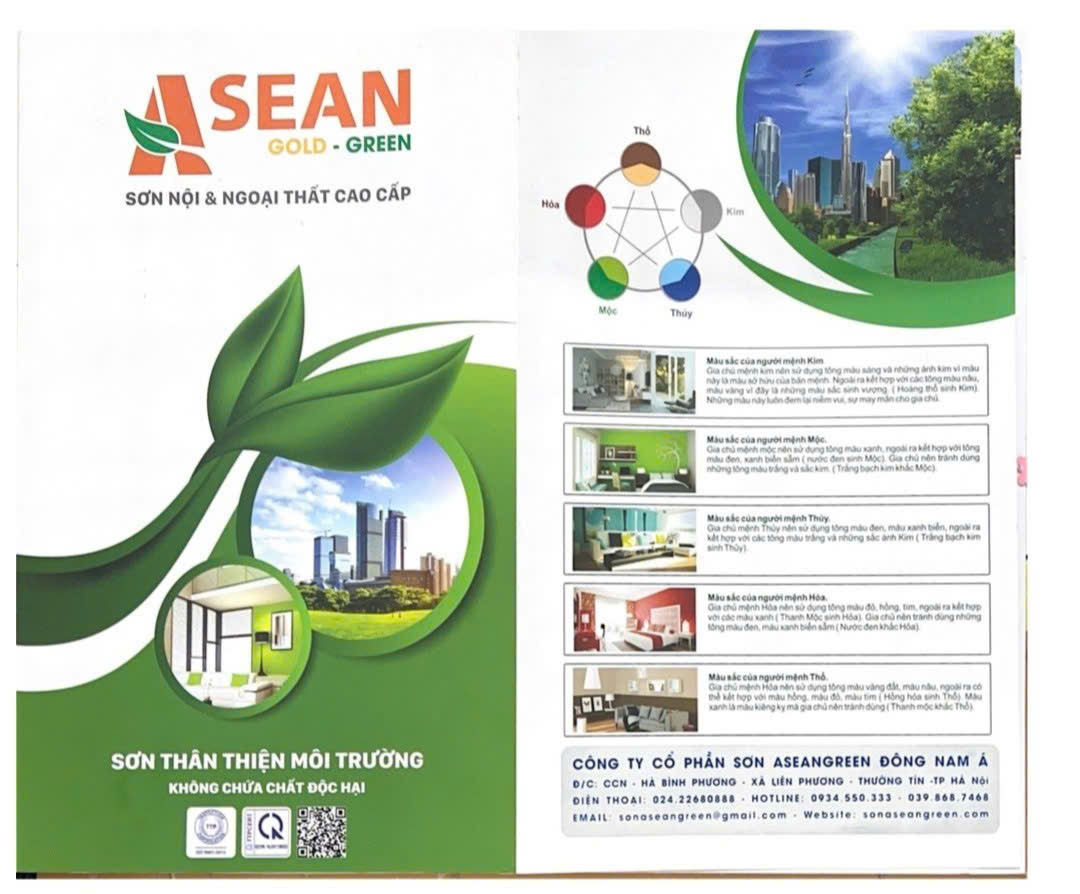Sơn bóng mờ láng mịn ngoại thất cao cấp ASEAN - A245